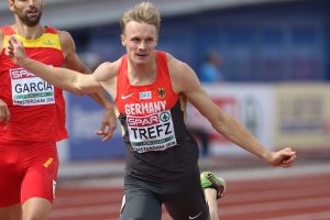 Johannes Trefz von der LG Stadtwerke München im Nationaltrikot