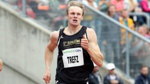 400m-Ass Johannes Trefz von der LG Stadtwerke München in Aktion
