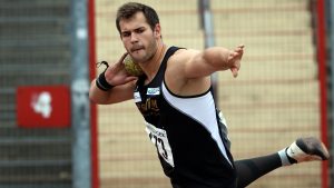 Kugelstoßer Valentin Döbler von der LG Stadtwerke München