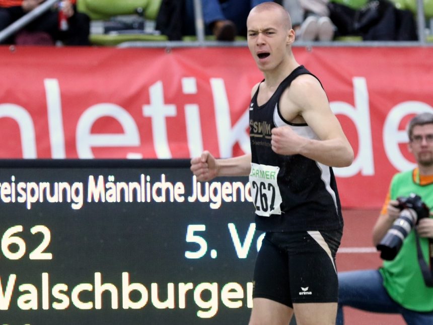 Dreisprung-Titel für Walschburger – Medaillen für Dantzler & 3x800m-Staffel