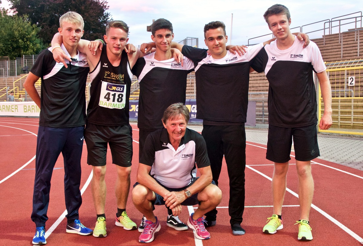 4×100-Meter Staffel der U18 wird Deutscher Meister