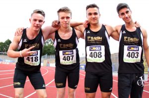4x100-Meter-Staffel der U18 der LG Stadtwerke München