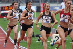 Mareen Kalis und Christine Gess von der LG Stadtwerke München