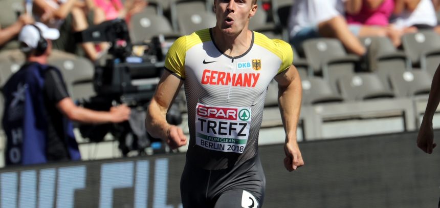 Finalrang acht für deutsche 4×400-Meter-Staffel mit Trefz Finalrang acht für deutsche 4×400-Meter-Staffel mit Trefz