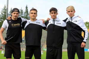 4x100-Meter-Jugendstaffel der LG Stadtwerke München