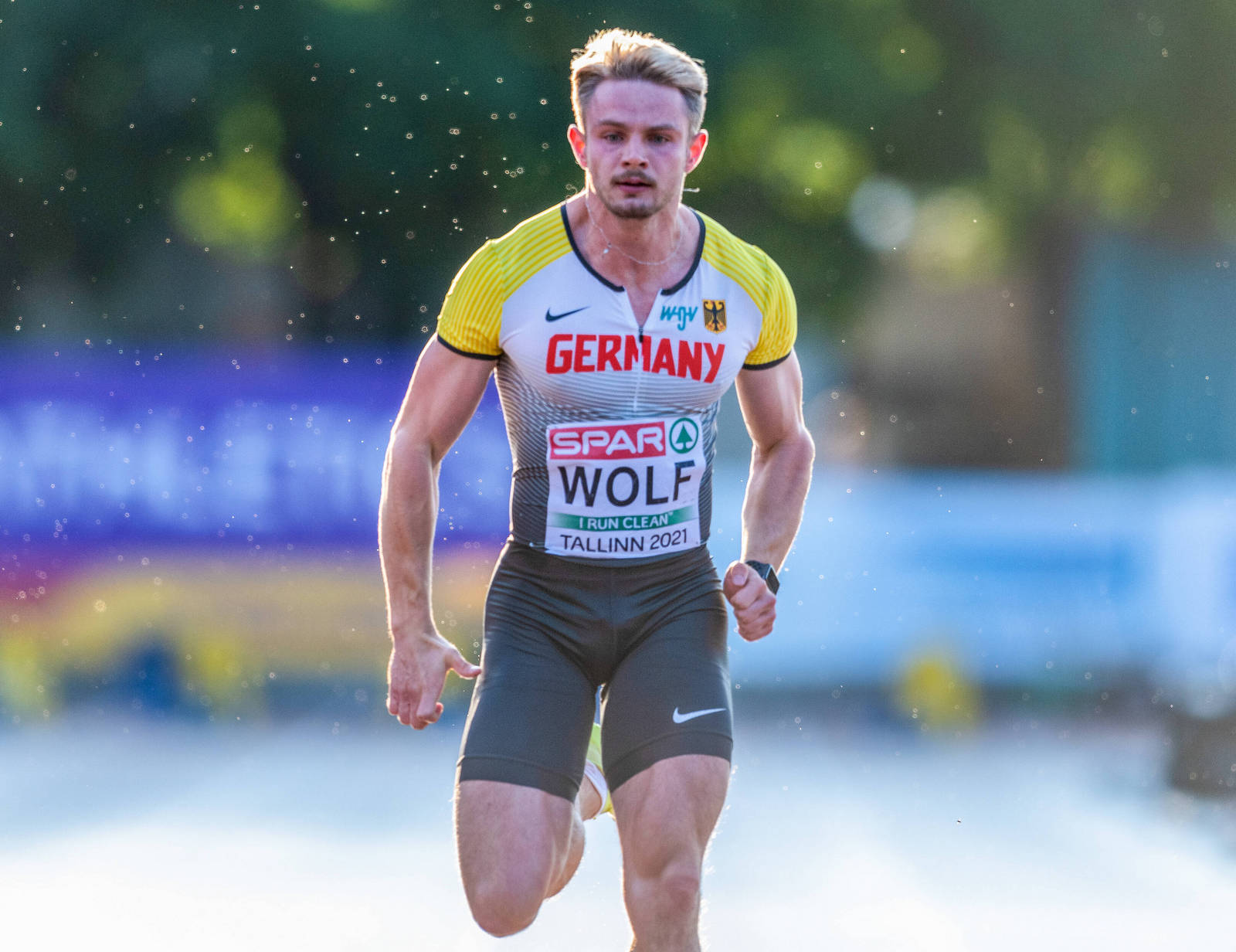 U23-Europameisterschaften 09.07.2021 Yannick Wolf (GER) im 100 m Finale bei den U23-Europameisterschaften 09.07.2021 in